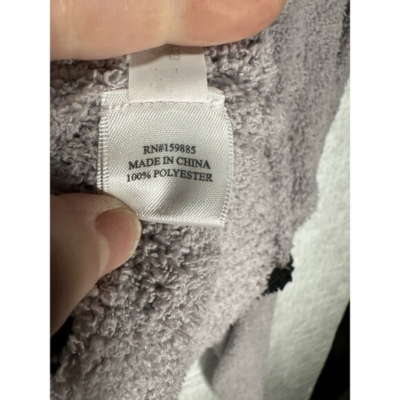 Hello Nite NWT Women’s XL Boxy Sweater Crew Gray Black Star Soft Long Sleeve - Picture 9 of 9